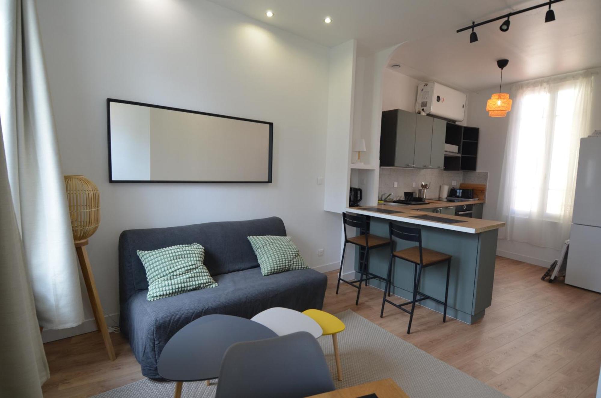 Californie - Superbe Appartement Proche Mer, Aeroport Et Tramway Niza Exterior foto