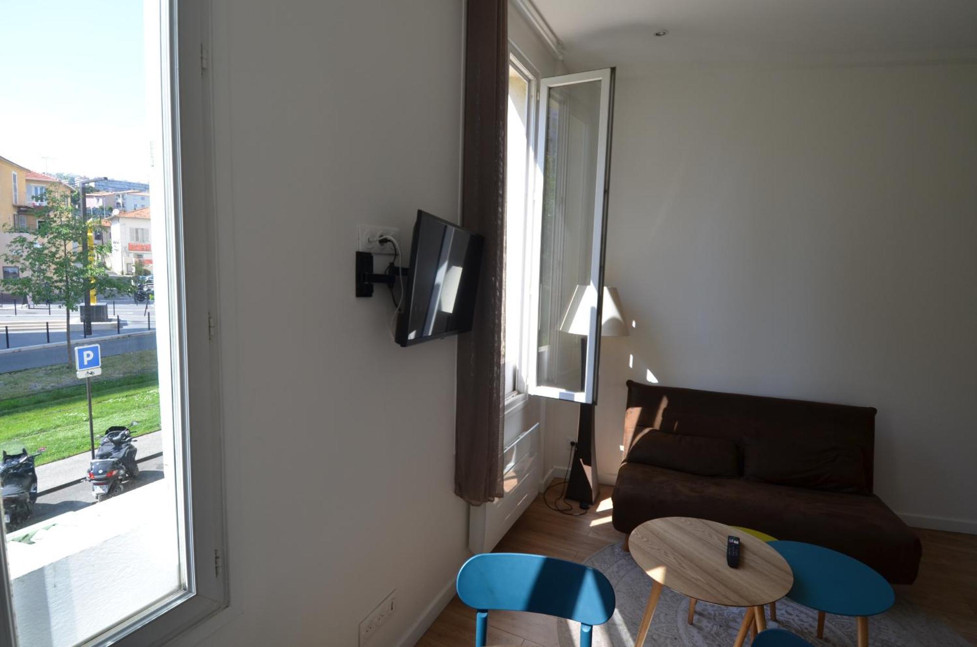Californie - Superbe Appartement Proche Mer, Aeroport Et Tramway Niza Exterior foto